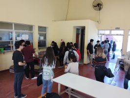 Segundo encuentro. Compartiendo almuerzo en el Módulo Apóstoles.