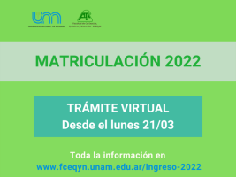 MATRICULACIÓN 2022
